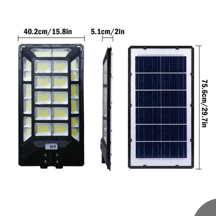 פנס רחוב סולארי עוצמתי – SolarMax Pro