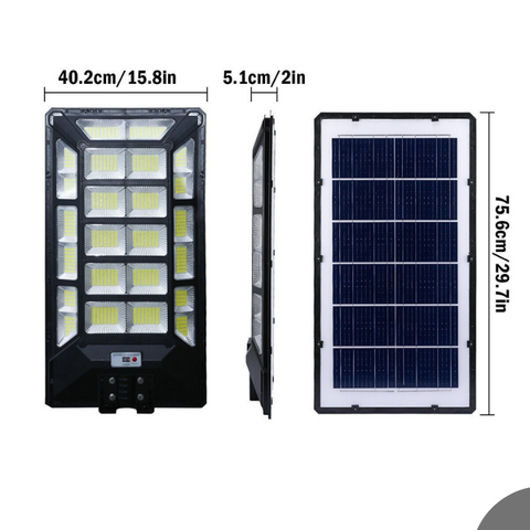 פנס רחוב סולארי עוצמתי – SolarMax Pro
