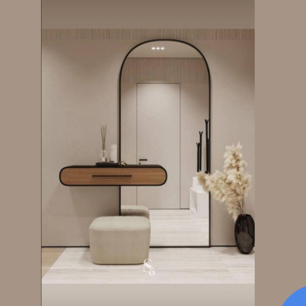 מראת קשת עם מדף מעוגל