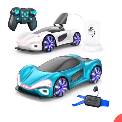 מכונית שלט טסלה חשמלית חדשנית בעיצוב עתידני